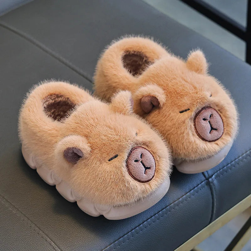 Chaussons Capybara câlin, parent et enfant