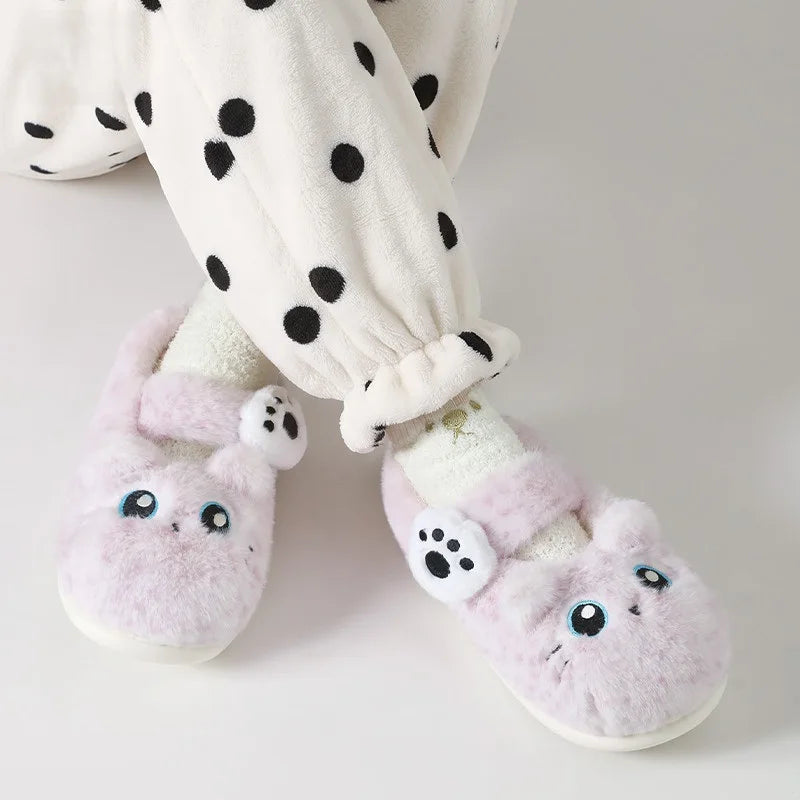 Chaussons babies Minou tacheté
