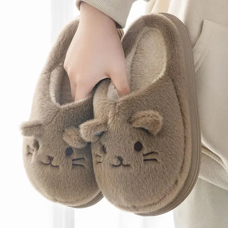 Chaussons Chat endormi, pointures simples