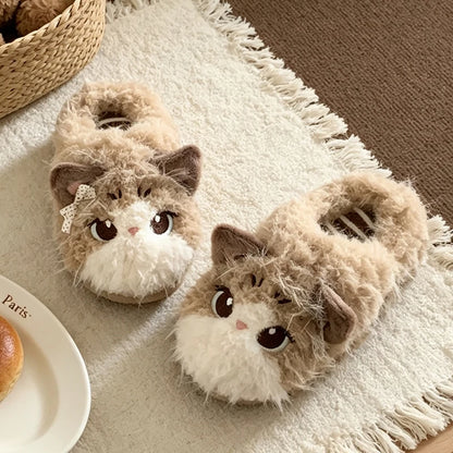 Chaussons Chaton câlin à nœud