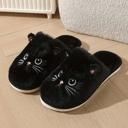 Chaussons Minou moustachu