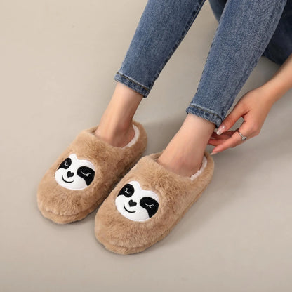 Chaussons bouclette à motifs