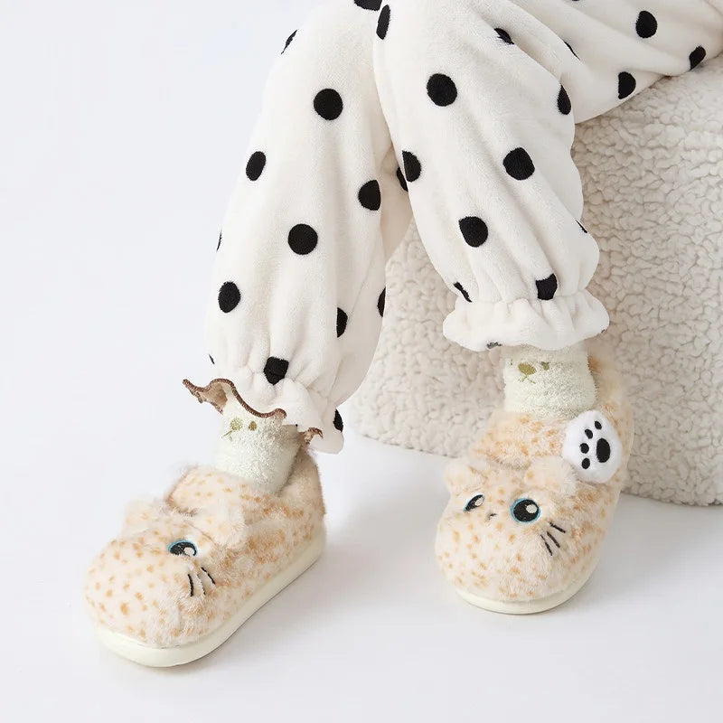 Chaussons babies Minou tacheté