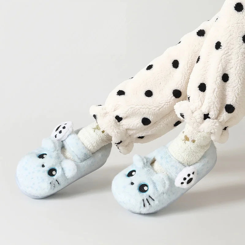 Chaussons babies Minou tacheté