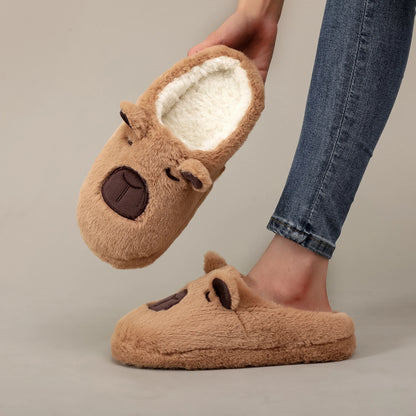 Chaussons bouclette à motifs