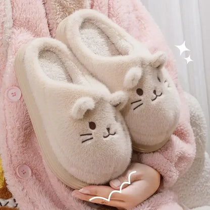 Chaussons Chat endormi, pointures simples
