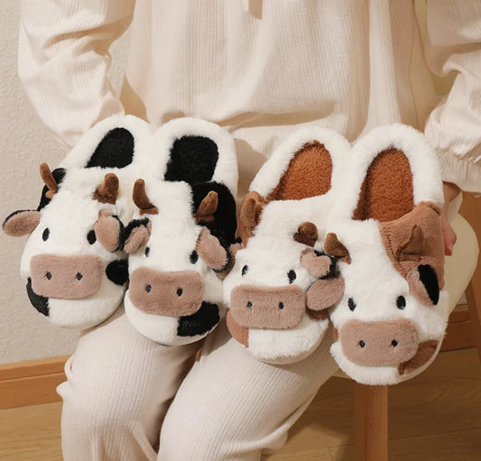Chaussons Vache câline