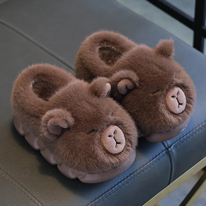 Chaussons Capybara câlin, parent et enfant