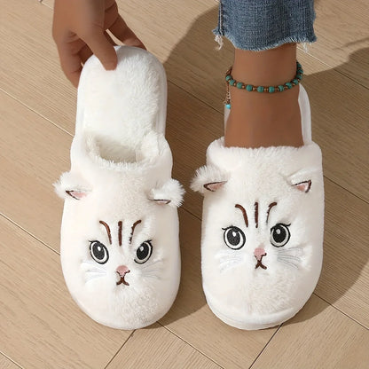 Chaussons Minou moustachu