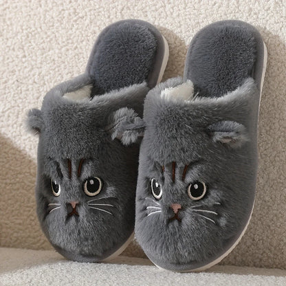 Chaussons Minou moustachu
