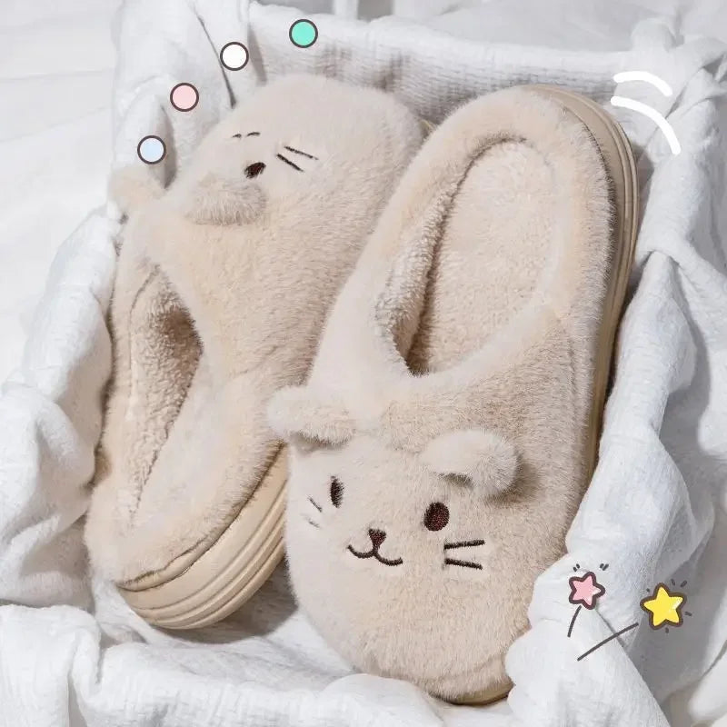 Chaussons Chat endormi, pointures simples