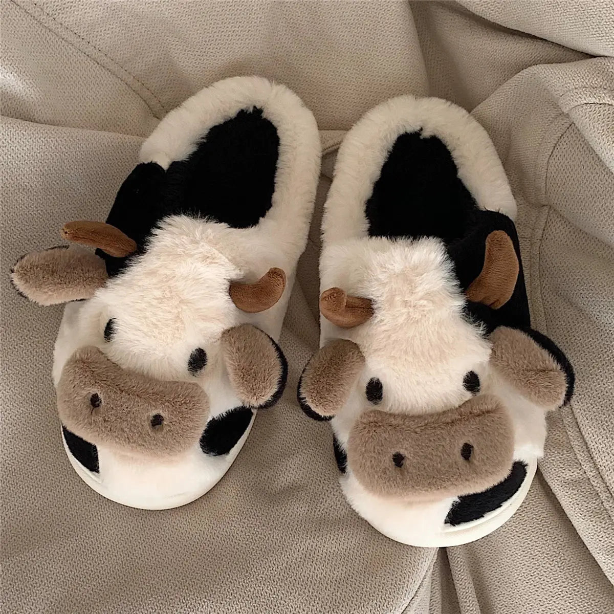 Chaussons Vache câline
