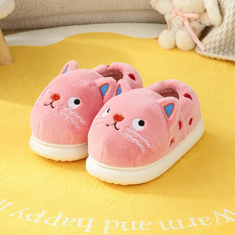 Chaussons Chat rose