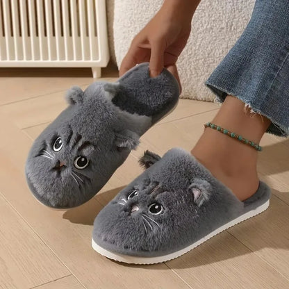 Chaussons Minou moustachu