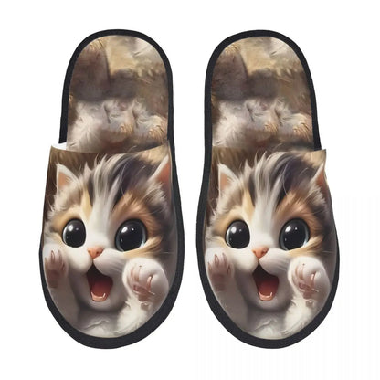 Chaussons Portrait de chat
