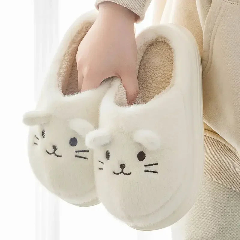 Chaussons Chat endormi, pointures simples