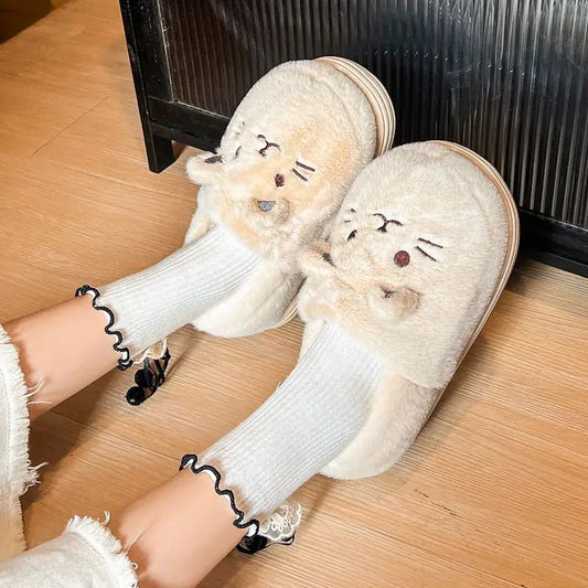 Chaussons Chat endormi
