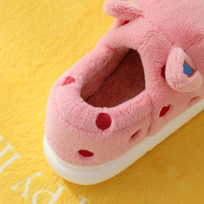 Chaussons Chat rose