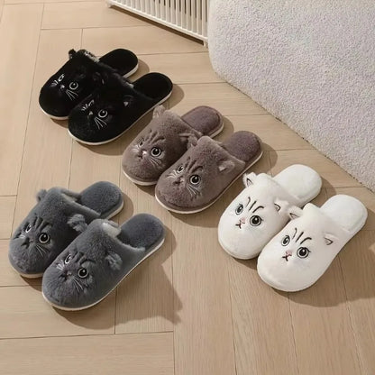 Chaussons Minou moustachu