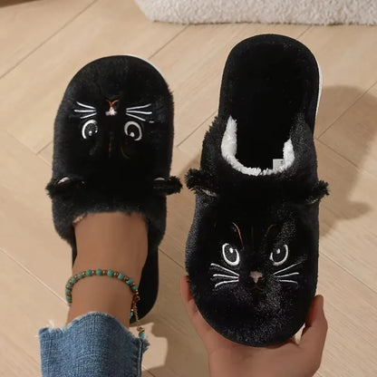 Chaussons Minou moustachu